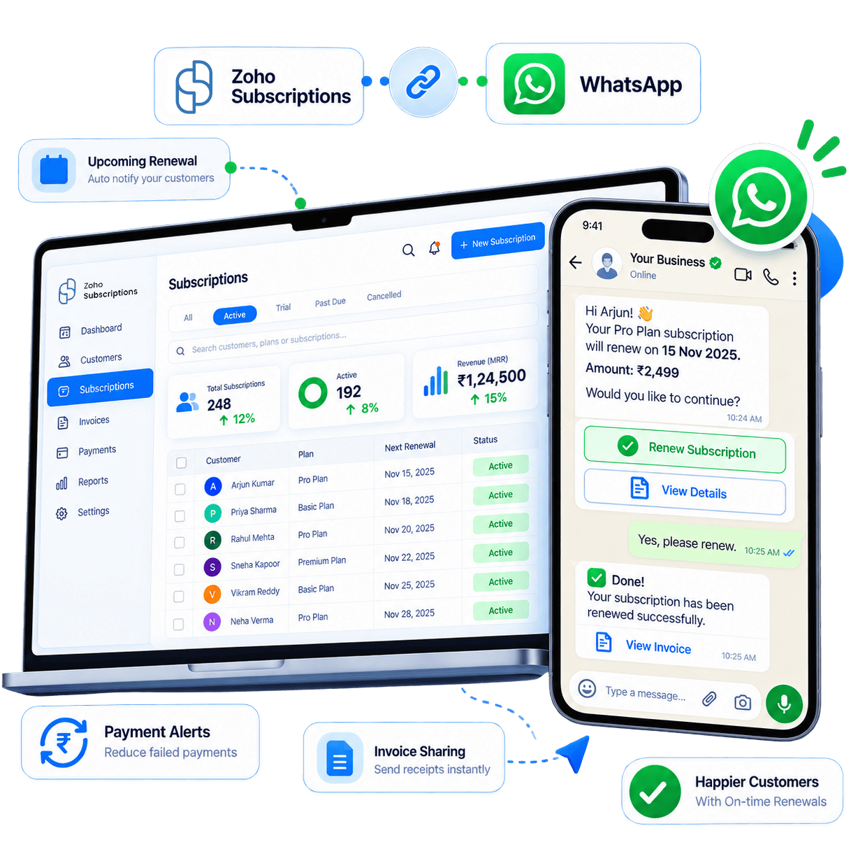Automate Recurring Billing & Subscription Renewals
